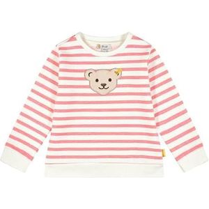 Steiff Gestreept sweatshirt voor meisjes, roze, 98 cm