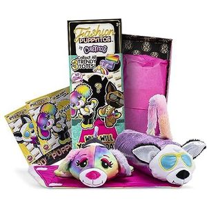 Fashion Puppyitos, verzamelbare Cutetito-knuffels, Basic Fun, 39296, verzamelbare geurende knuffels, zacht speeltje van 18 cm, knuffelbeestjes voor jongens en meisjes van 3 jaar en ouder