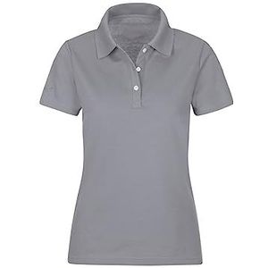 Trigema Poloshirt voor dames van katoen, Cool-grey, XL