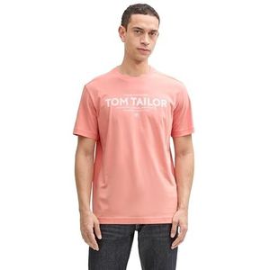 TOM TAILOR T-shirt voor heren, 12642 - Hazy Coral Rose, XXL