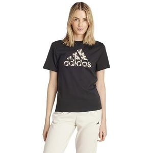 adidas Dames ANIMAL GRAPHIC TEE, black, S