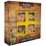 Houten Breinpuzzels Expert (4st): Uitdagende houten puzzels voor puzzelliefhebbers vanaf 11 jaar