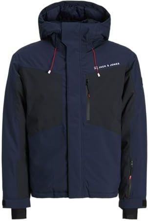 Ski-jas JACK & JONES. Polyester materiaal. Maten L. Blauw kleur