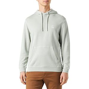 BOSS heren Sweatshirt met capuchon Wetalk, Licht/Pastel Grey56, S