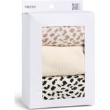 Pcafia Xmas Leo Socks 3 Pack Box, cloud dancer, One size