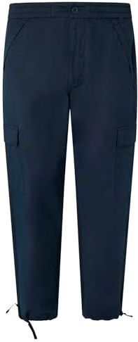 Pepe Jeans - Dulwich Blue - Pantalon Cargo Droit - Heren