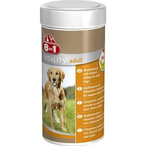8in1 Multivitamine tabletten volwassenen - als voedingssupplement bij volwassen honden, 1 doos (70 tabletten)