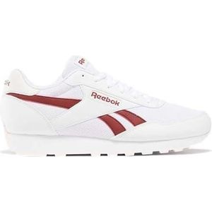 Reebok REEBOK REWIND RUN uniseks-volwassene Sneaker,WHITE/RICH MAROON/BARELY GREY,43 EU