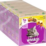 Whiskas Adult 1+ droogvoer Kip, 5x800g (5 pakjes) - Kattenbrokken voor volwassen katten - verschillende productverpakkingen beschikbaar