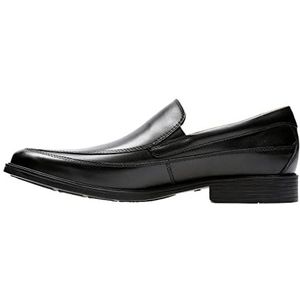 Moschino Leer Loafers Met Logoplakkaat in het Zwart voor heren Heren Schoenen voor voor Boots voor Casual boots 