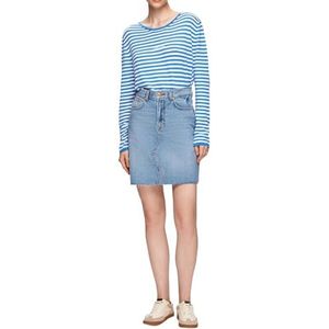 LTB Jeans Modern Women's Mini Rock Serissa in blauw van katoenmix - maat L, blauw, L