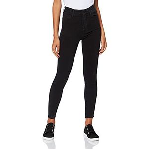7 For All Mankind Aubrey Skinny Jeans voor dames, Zwart (Zwart Lj), 26W x 27L