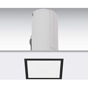 Daisalux Lens plafondlamp, vierkant, lenzen, 2N20, 230 V, 2 h, zwart