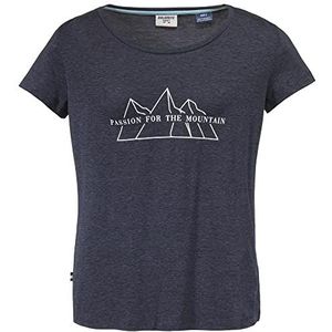 Dolomite Camiseta Ws Expedition Tc T-shirt voor dames, Hout Blauw, L