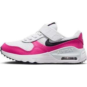 Nike Jongens Air Max Systm (Ps) Sneakers, White Obsidiaan Fierce Pink Pure Pla, 34 EU