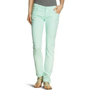 Cross Jeans dames jeans P 464-195 / Scarlet Skinny/Slim Fit (buis) normale tailleband, groen (mint), 32W x 32L