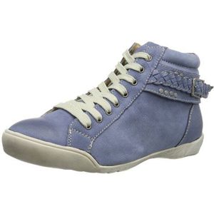 Hoopah by Andrea Conti 2617423002 hoge sneakers voor dames, donkerblauw 017, 42 EU