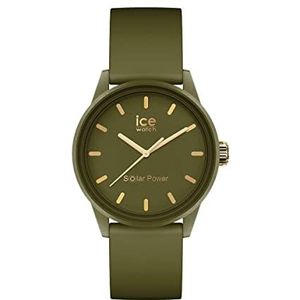 Ice-Watch - ICE solar power Khaki - Groen dameshorloge met siliconen band - 020655 (Small)