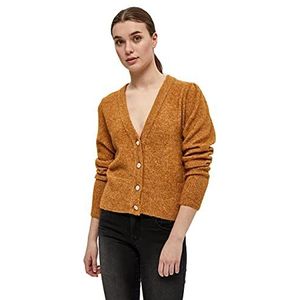 DESIRES Dames GEA Cardigan Sweater, Buckthorn Brown Mel, XXL