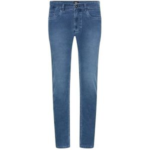 camel active - Slim Fit 5-pocket Broek - Inktblauw