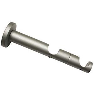 GARDINIA Combibeugel 2-Run open voor Ø 19 mm zilver 9/6 cm, metaal