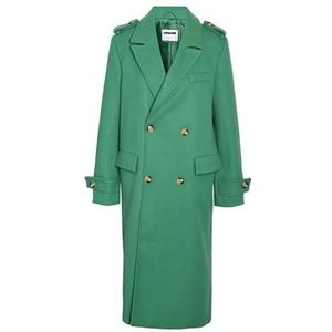 Noisy may NMVIOLET LDS L/S Strap Coat NOOS lange jas, Foliage Green, S, groen (foliage green), S