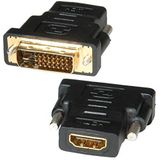 ROLINE adapter HDMI-bus naar DVI-D-stekker zwart