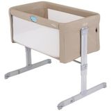 Graco Sweet2Sleep Nachtwieg/wieg die de baby dicht bij je houdt met gemakkelijk toegankelijke zijhek, 11 hoogteverstellingen, 4 kantelposities en met draagtas, havermoutmode