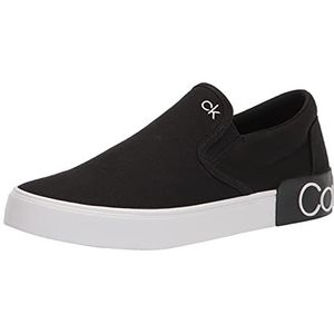 Calvin Klein Heren Ryor Sneaker, Zwart Canvas 962, 47 EU