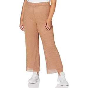 ONLY Carmakoma Caruma Palazzo Pants voor dames, Detail: met glitter Misty Rose, XL