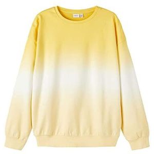 Name It NKFJEMSI LS Sweat UNB-sweatshirt voor meisjes, Aspen Gold, 122-128