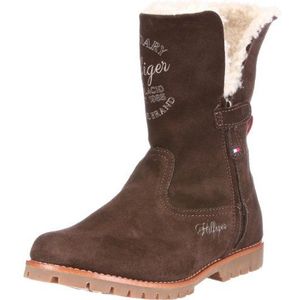 Tommy Hilfiger Kids Eddie 3 klassieke laars, DONKERBRUIN, 30 EU