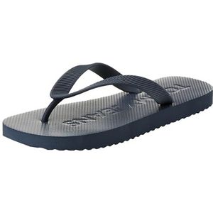 Tommy Jeans Dames TJW Logo FLIP Flop, Dark Night Navy, 4 UK, Dark Night Navy, 37 EU