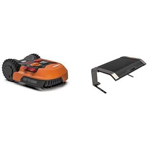 Worx Landroid WR142E 700 m² grasmaaier/robotmaaier met App-functie en accu & WORX WA0810 Landroid Garage WA0810, opklapbaar