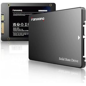 Fanxiang S101 256 GB SSD SATA III 6 Gb/s 2,5 inch interne Solid State Drive, leessnelheid tot 550 MB/sec, compatibel met laptop- en pc-bureaubladen (Zwart)