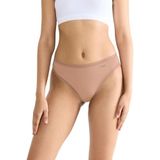 SLOGGI - GO Crush - Slip - Mokka - 3 Pack - Mid Waist
