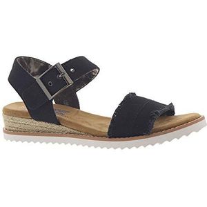 Skechers Desert Kiss - Adobe Princess sandaal voor dames, Zwart, 37.5 EU