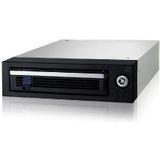 Icy Dock MB876SK-B - Afneembare Aluminium Hot-Swap Rack - Voor 3,5 Inch of 2,5 Inch SSD SATA/SAS Harde Schijf