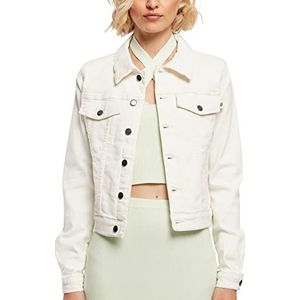 Urban Classics Organic Denim jas voor dames, Gebroken wit, L