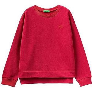 United Colors of Benetton Trainingsshirt voor meisjes en meisjes, Rood Magenta 2e8, 160 cm