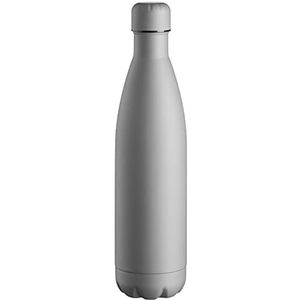 Mäser Unisex – vacuüm thermosfles voor volwassenen, 750 ml, geïsoleerde drinkfles voor warme en koude dranken, lekvrije thermosfles, mat grijze isofles