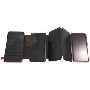 W onder Full Power - Externe batterij op zonne-energie 10.000 mAh - 2 USB-A-poorten en 1 USB-C-poort - Compatibel met iPhone, Samsung, Huawei, Xiaomi en andere - USB-C-kabel meegeleverd.