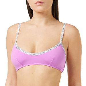 Calvin Klein Bralette-rp bikinitop voor dames, Helio Hue, L