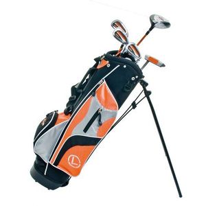 Longridge Junior Challenger Cadet golfpakket set voor rechtshandigen, oranje, vanaf 8 jaar