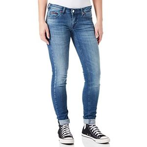 Tommy Jeans Dames Jeans, Denim Donker, 26W x 30L