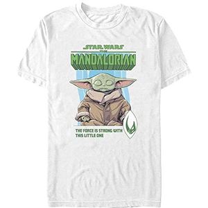 Star Wars Uniseks Strong Force Organic T-shirt met korte mouwen, wit, XXL