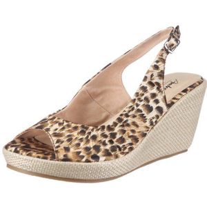 Andrea Conti 0363157 Damessandalen, braun multicolor 093, 37 EU