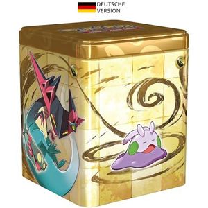 Pokémon - Verzamelkaartspel: stapel-tin-box draak (3 boosterpacks & 2 stickervellen)