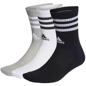 adidas 3-Stripes Cushioned Crew Socks 3 paar uniseks kindersokken (3 stuks)