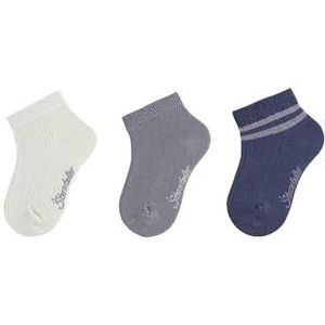 Sterntaler Babysokken voor jongens, 3 strepen, lichtturquoise, 22 EU